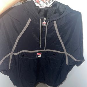 Fila hoodie pullover hoodie in black size medium